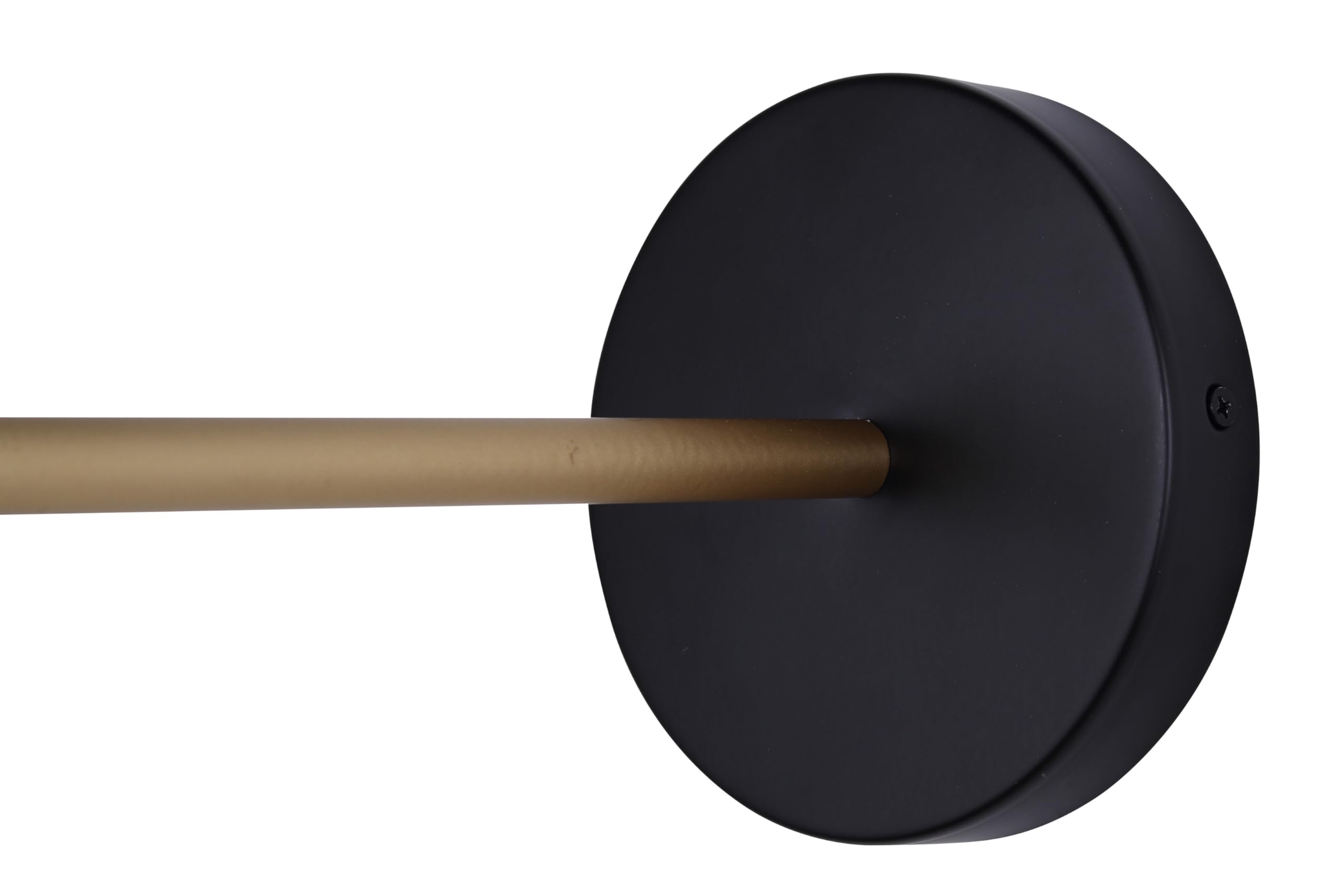 Canarm Rame 1-Light Bathroom Vanity Light, Matte Black and Gold Finish (UPC-5359) - Image 7