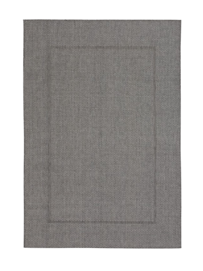 Crosby St. Santorini Grey & Natural Woven Indoor & Outdoor Area Rug, 5x7, E195 (UPC-0277)