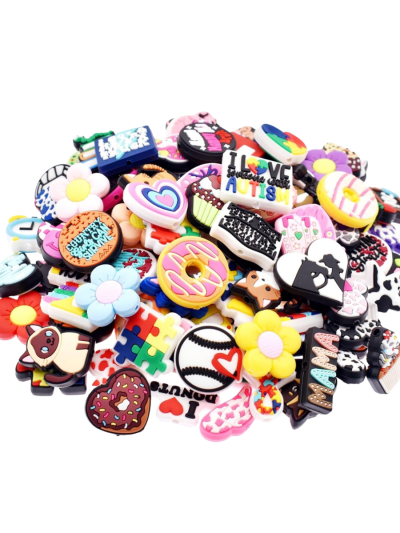 120Pcs Silicone Focal Beads (UPC-R8H5)