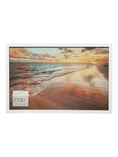 Gallery Solutions 11x17 White Wood Wall Poster Frame (UPC-4197)