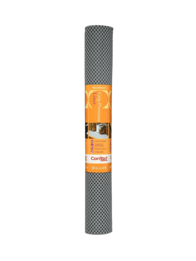 Con-Tact Brand Grip Premium Shelf Liner 20" x 4', Alloy, Pack of 1 - (UPC-9154)