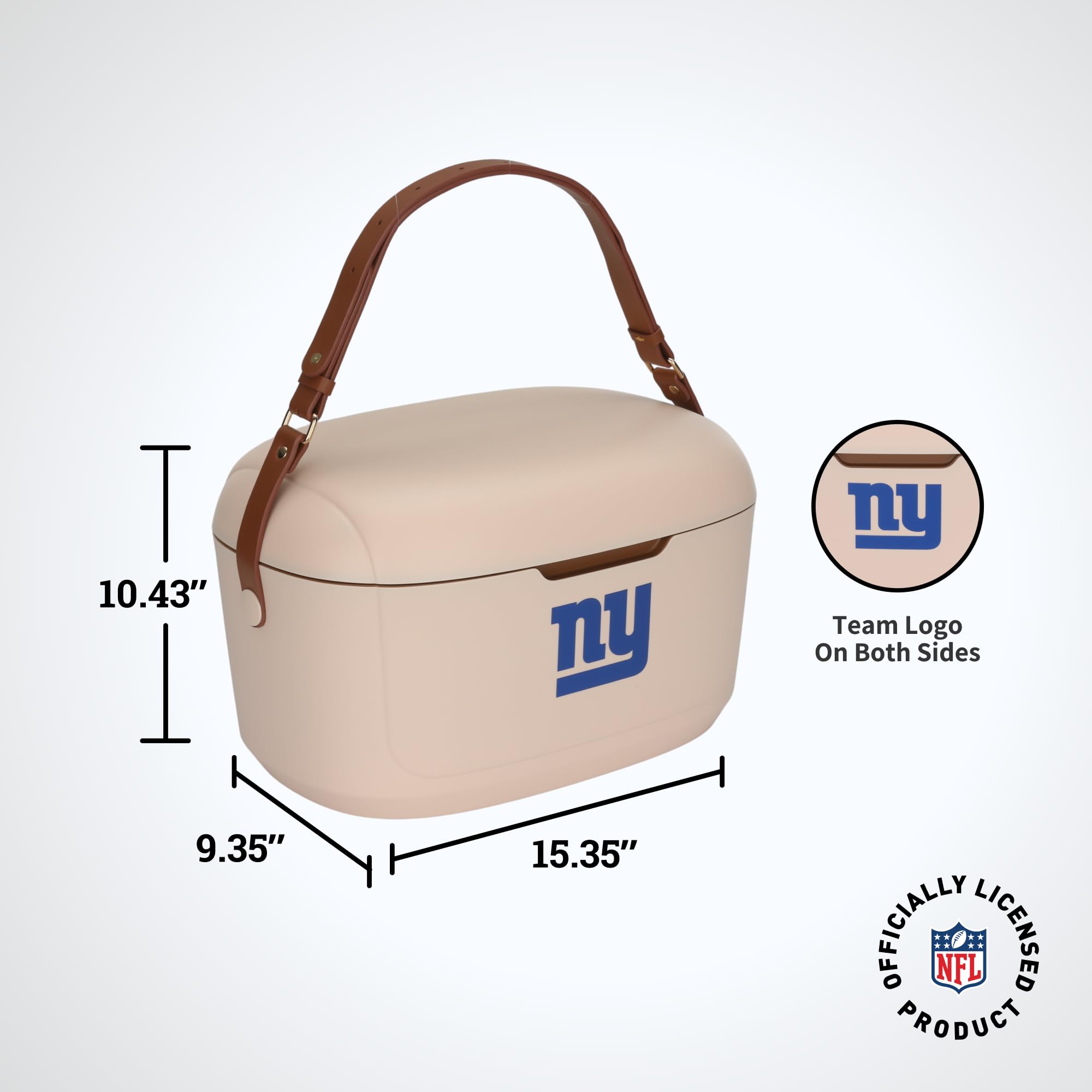 The Memory Company Officially Licensed Team Logo Soft Sided Cooler, New York Giants (UPC-9210) - Image 6