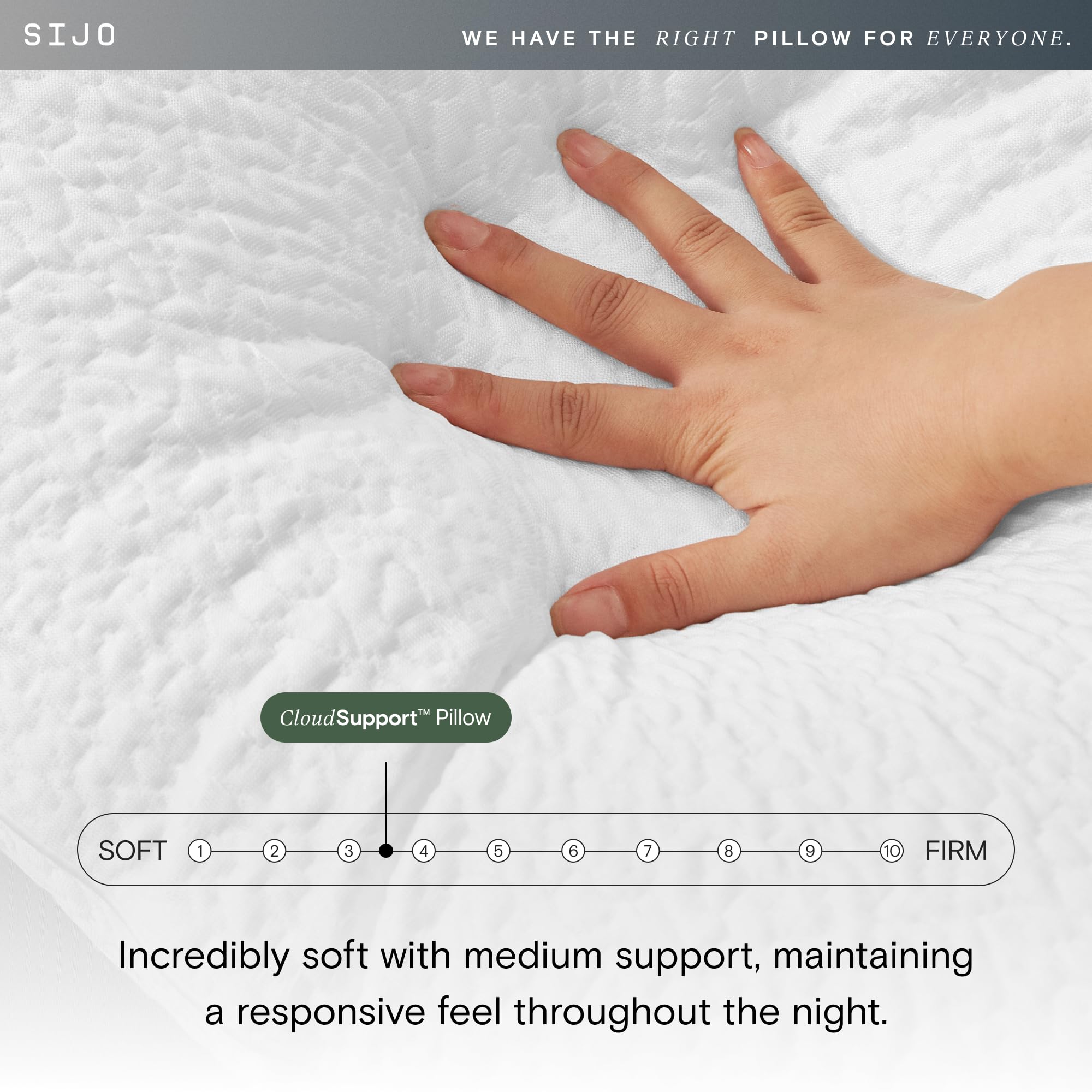 Cooling Latex Pillow, 100% Talalay Latex, Ultra Soft, Medium Support, for Back and Stomach Sleepers - Standard (UPC-3289)- - Image 4