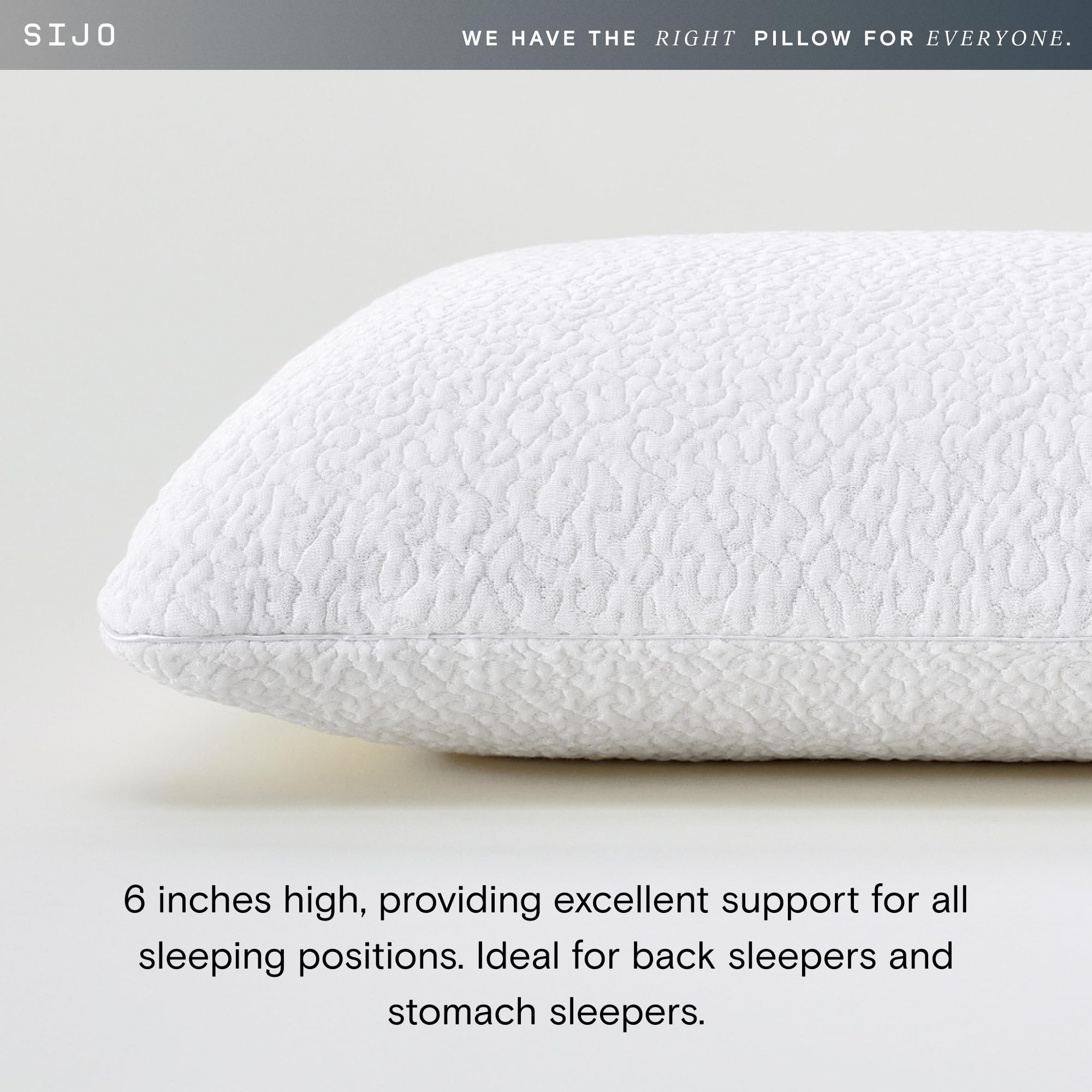 Cooling Latex Pillow, 100% Talalay Latex, Ultra Soft, Medium Support, for Back and Stomach Sleepers - Standard (UPC-3289)- - Image 3