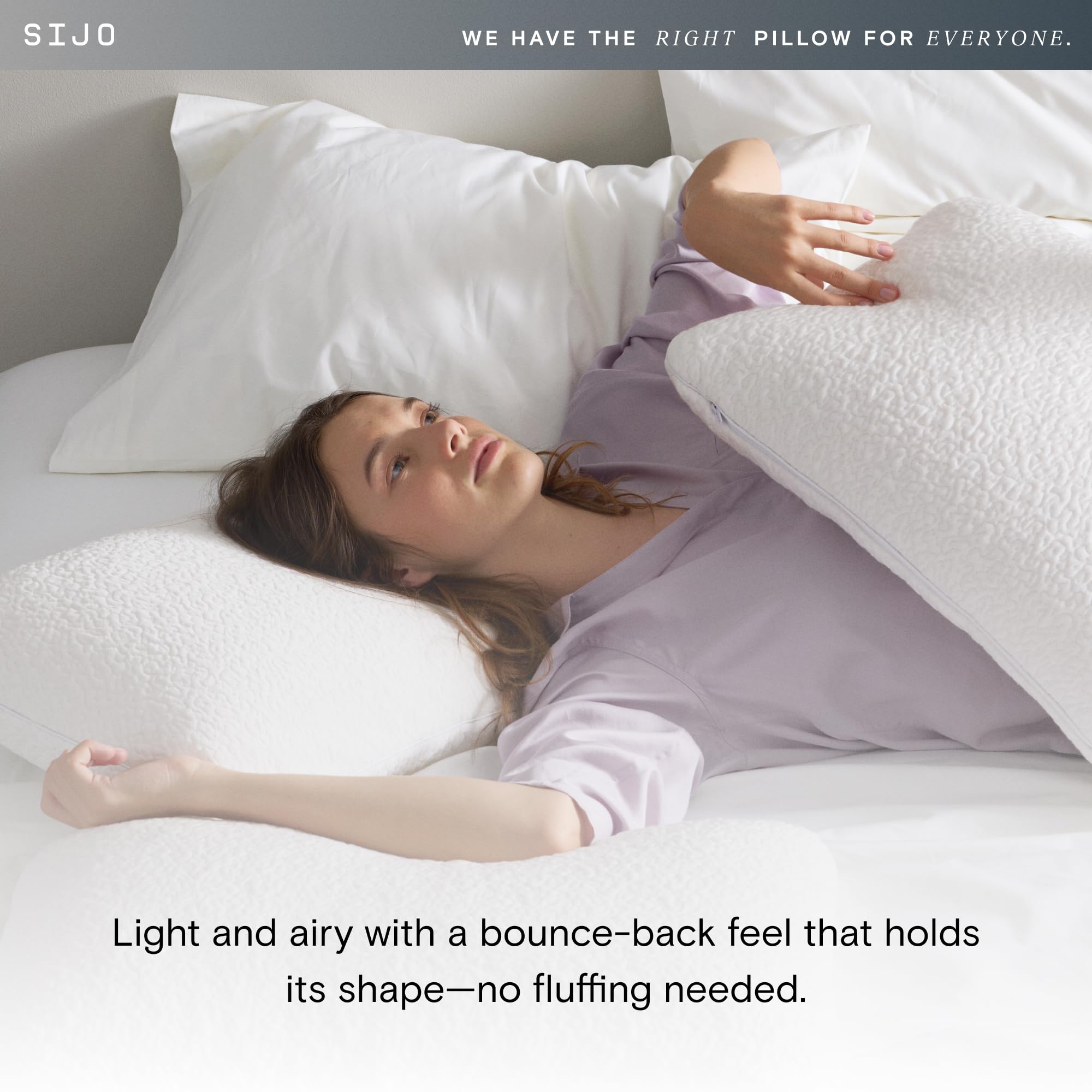 Cooling Latex Pillow, 100% Talalay Latex, Ultra Soft, Medium Support, for Back and Stomach Sleepers - Standard (UPC-3289)- - Image 2