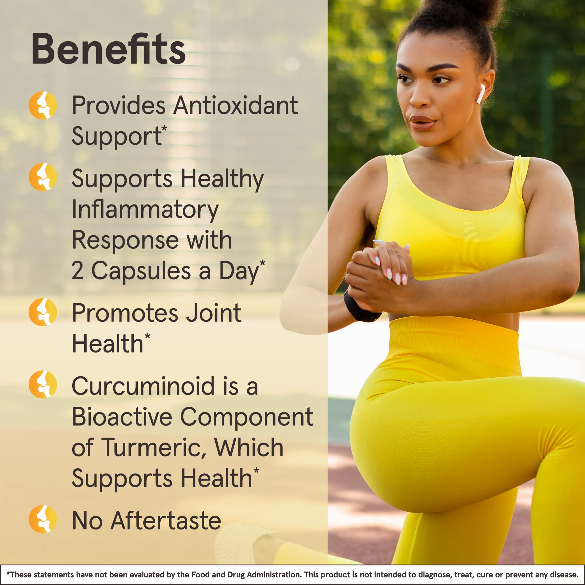 Jarrow Formulas Curcumin 95 Supplement - Turmeric Extract Supplement, 500 mg for Antioxidant & Joint Support, 60 Capsules (UPC-0047) - Image 8