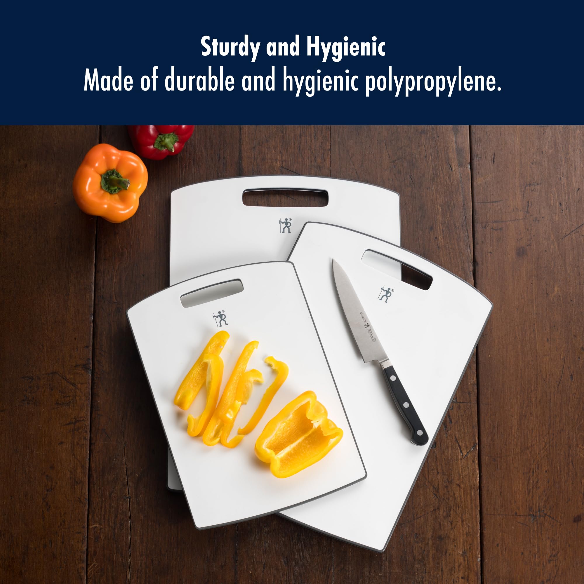 HENCKELS International Reversible Cutting Board, 8.5" x 12" with Non-Slip Silicone Feet (UPC-8572) - Image 5