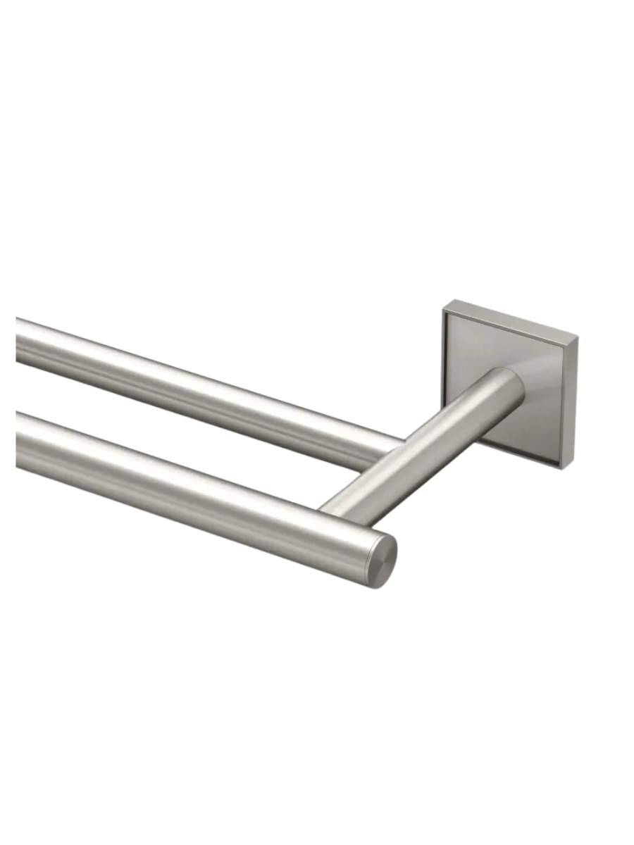 Gatco 5624 Mode Double Towel Bar, 24 Inch, Satin Nickel (UPC-2400)