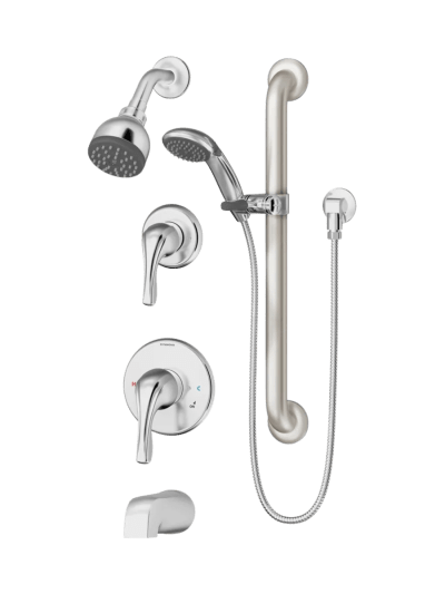 Origins Tub, Shower and Hand Shower System with Pressure Balancing Valve (2.0 GPM) (ASIN-PXSR)