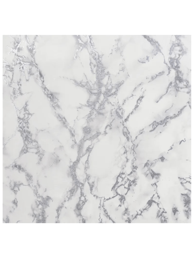 Arthouse Artistick Carrara Marble White/Silver 300224 Single Roll (UPC-2241)