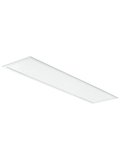 Lithonia Lighting 1'x4' LED Flat Panel, 2500/3200/4000 Adjustable Lumens, 3500K/4000K/5000K Switchable CCT, Smooth Satin Lens, White (UPC-8063)