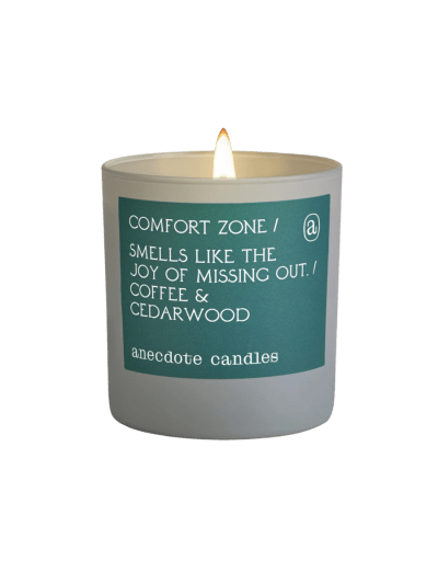 Anecdote Candles 'Comfort Zone' Coconut Soy Wax Candle Jar | Hand Poured & Long Burning | Coffee & Cedarwood Scent | - 9 Oz (ASIN-8BW1)
