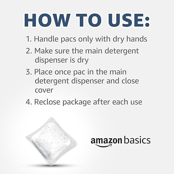 Amazon Basics (Previously Solimo) Dishwasher Detergent Pacs, Fresh Scent, 85 Count (UPC-0350) - Image 4