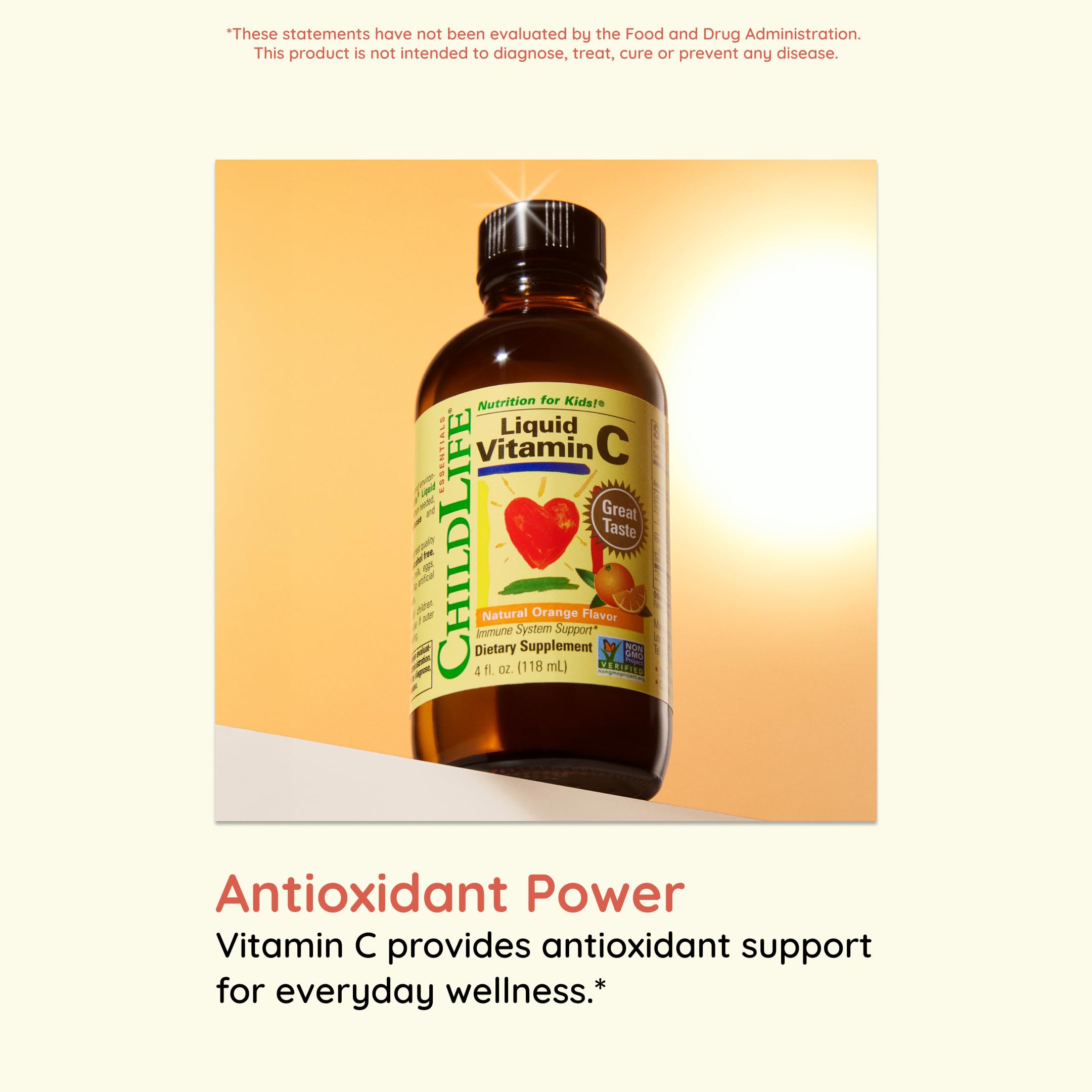 CHILDLIFE ESSENTIALS Pure Liquid Vitamin C Supplement for Kids, Toddlers, & Babies, 4 Fl Oz, Pack of 1 (UPC-2002) - Image 5