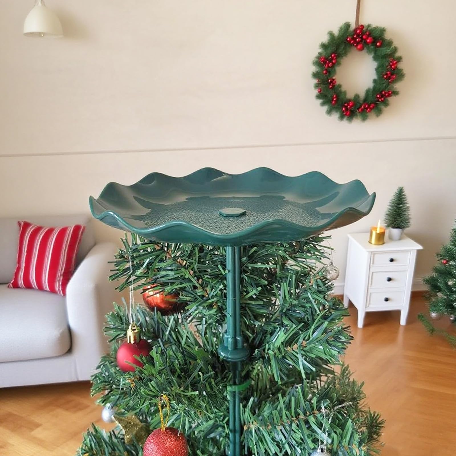 Santa Tree Topper/Holder/Stabilizer – Treetop Stand, Universal Support ...