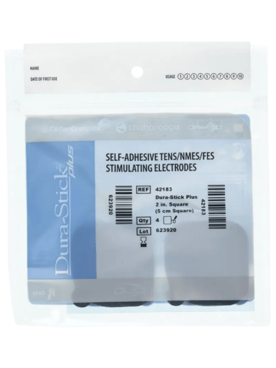 Chattanooga Dura-Stick Plus | Blue Foam Backing 2 inch Square, 10 Packs of 4 - (UPC-3610)